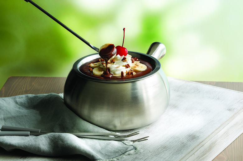 Banana Split Chocolate Fondue